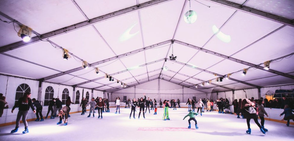 Pista de hielo estacional