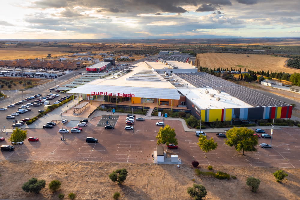 Vista aérea del Parque Comercial